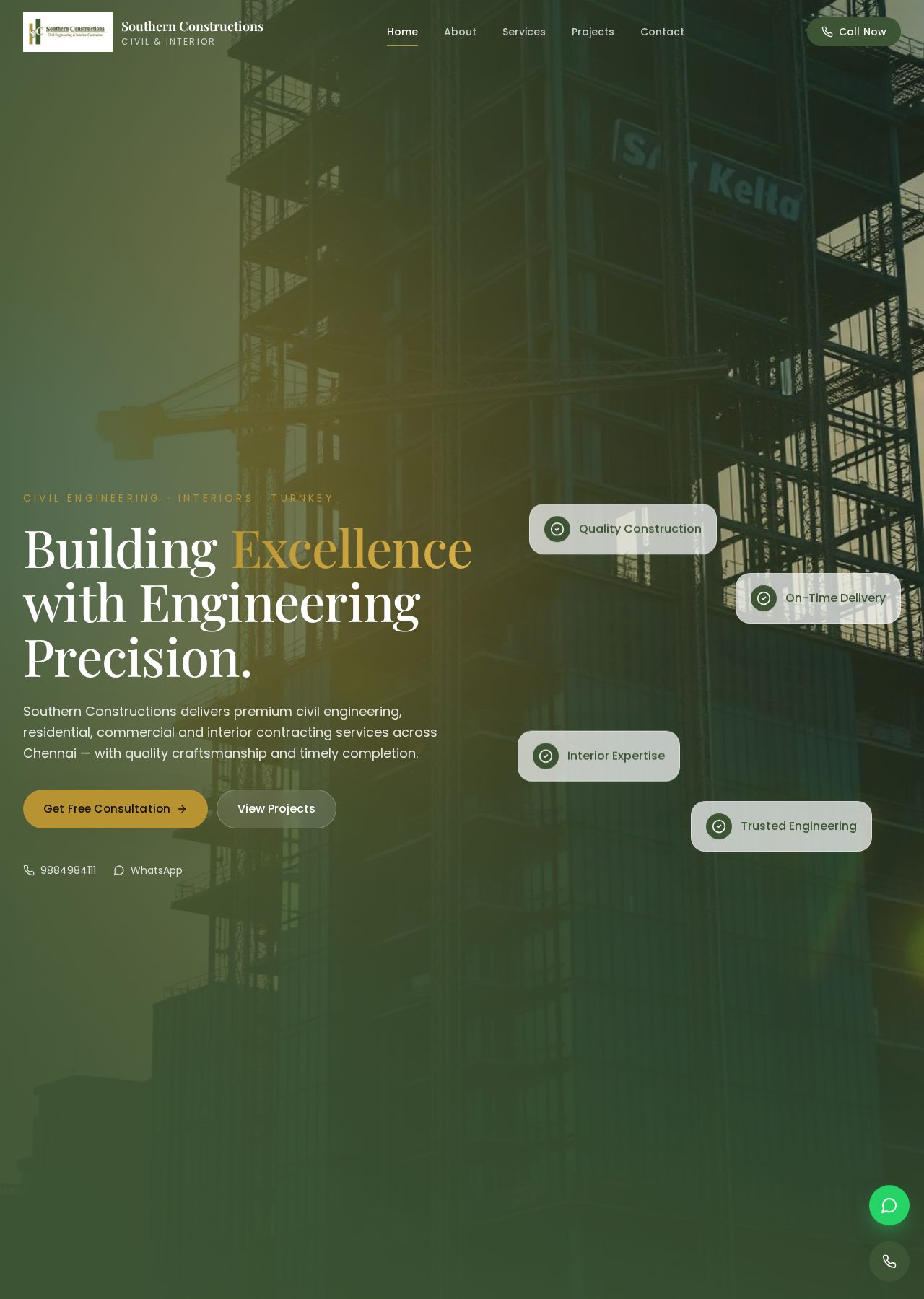 Southern Constructions: launched project overview